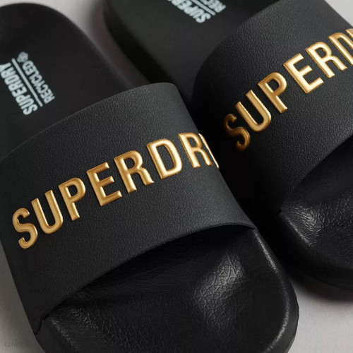 Superdry Code Logo Vegan Pool Slide